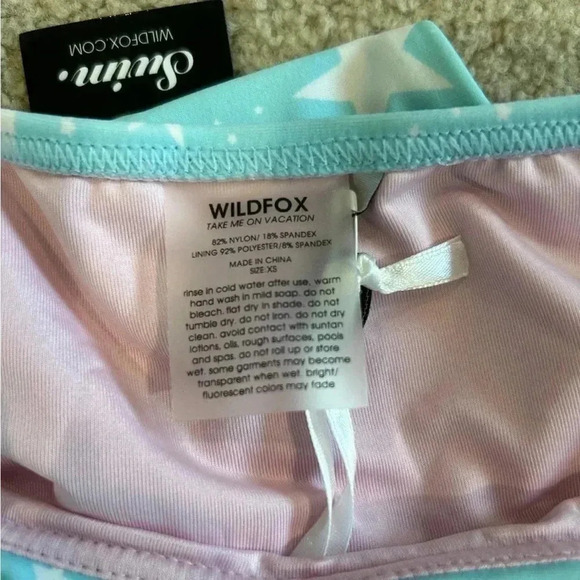 New with tags wildfox starry days triangle bikini bottoms in size xs - Picture 4 of 4